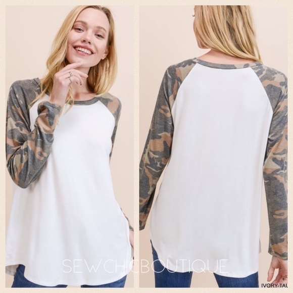 Camouflage Soft Perfect Raglan - Picture 1 of 4
